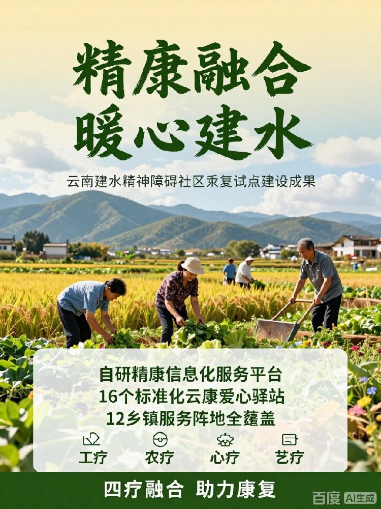 精神障碍社区康复新样板！数字化平台 + 四疗模式，服务近 3000 患者